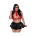 Magic Silk Dress Up Study Abroad Costume Red Queen Size