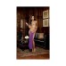 Dreamgirl Three-piece Gold Lame Costume Os