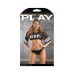 Fantasy Lingerie Play Real Mvp Cropped Jersey Top & Lace Up Panty Costume L/xl