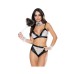 Magic Silk Dress Up Dirty Deeds Costume Black L/xl