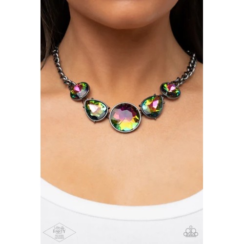 All The World's My Stage Multi Necklace