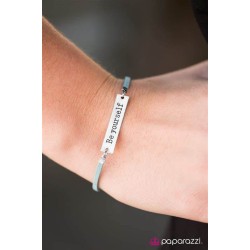 Be Yourself Blue Bracelet