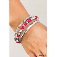 Beach Lounge Pink Bracelet