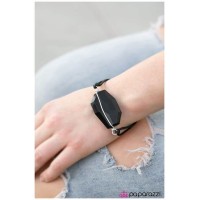 Black EnWRAPture Black Bracelet