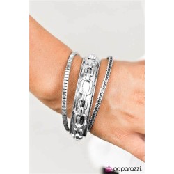 Breaking The Rules Silver Bracelet