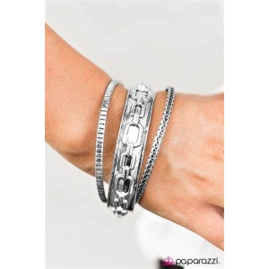Breaking The Rules Silver Bracelet