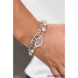 Do You Really Want To HEART Me? Brown Bracelet