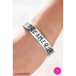 Dream On, Dreamer Silver Bracelet