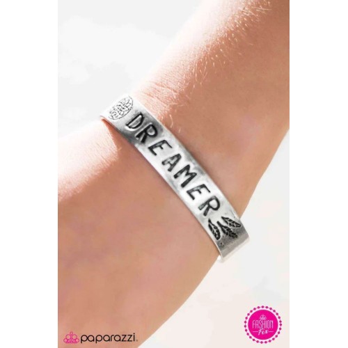 Dream On, Dreamer Silver Bracelet