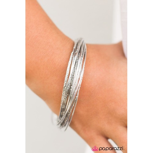 I Eat Glitter For Breakfast Silver Bracelet