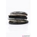 Put On Your Game Face Black Bracelet