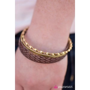 What A Thrill Brown Bracelet