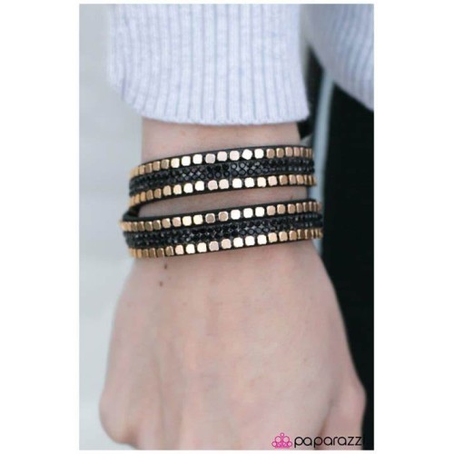 What Your Mama Gave You Gold/Black Bracelet