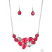 Breathtaking Brilliance Red Necklace