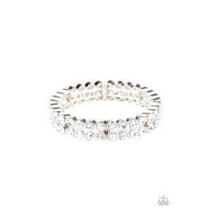 Come and Get It! White Bracelet