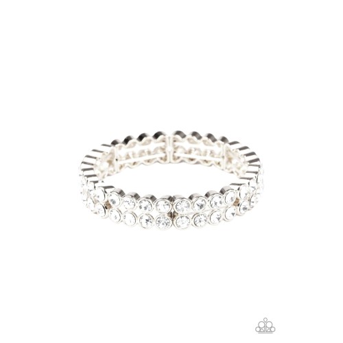 Come and Get It! White Bracelet