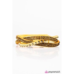 Down For The Count Yellow Bracelet