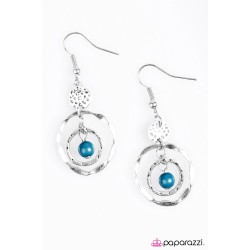 Rodeo Round Up Blue Earring