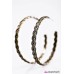 Thrown For A HOOP Brass Earring