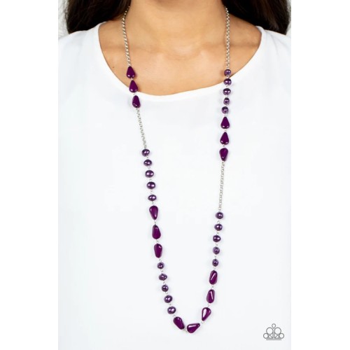 Juicy Gossip Purple Necklace