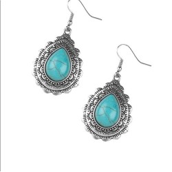 Mountain Mover Blue Earring