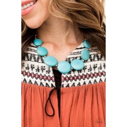 Bedrock Betty Blue Necklace