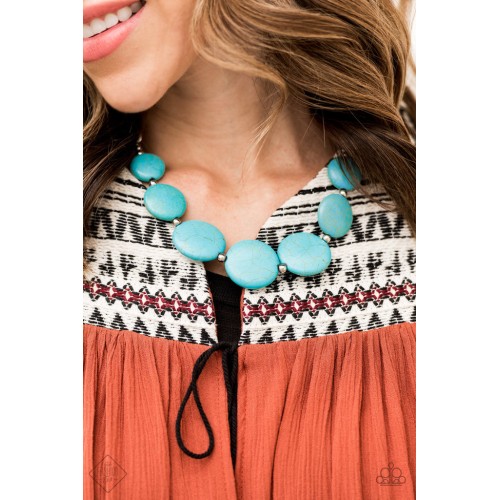 Bedrock Betty Blue Necklace