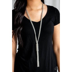 Boom Boom Kock You Out Silver Necklace