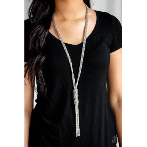 Boom Boom Kock You Out Silver Necklace