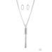 Boom Boom Kock You Out Silver Necklace