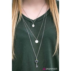 The Key To Love Green Necklace