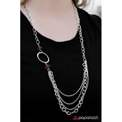 Totally Worthwhile Brown Necklace