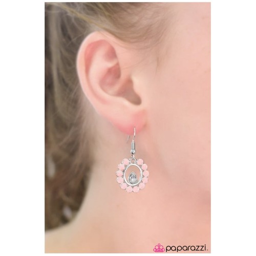 Ones Finest Hour Pink Earrings