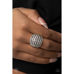 It's The Glitter Things That Count White Ring