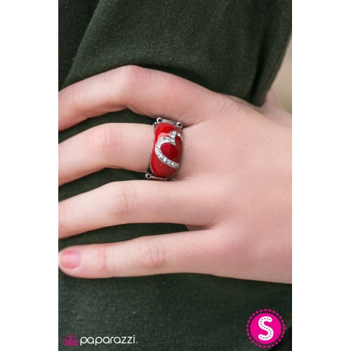 Fearless Heart Red Ring
