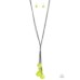 Tidal Tassels Green Necklace