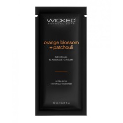 Wicked Sensual Care Orange Blossom & Patchouli Massage Cream  - .34 Oz