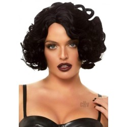Curly Bob Wig O/s Black