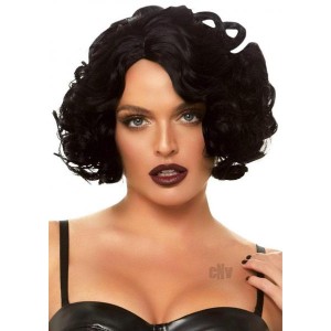 Curly Bob Wig O/s Black