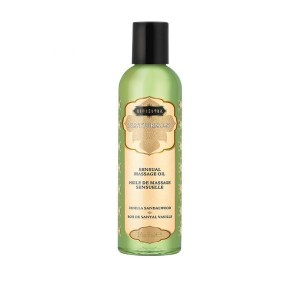 Massage Oil Natural Vanilla Sandalwood 2fl Oz