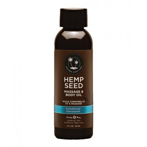 Earthly Body Massage & Body Oil - 2 Oz Sunsational