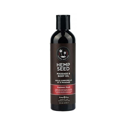 Earthly Body Massage & Body Oil - 8 Oz Kashmir Musk