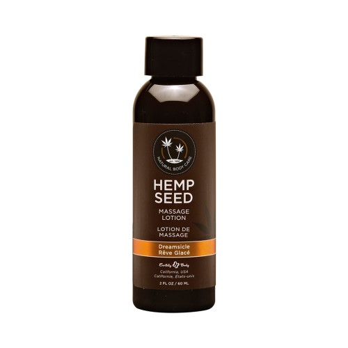 Earthly Body Massage Lotion Dreamsicle 2oz