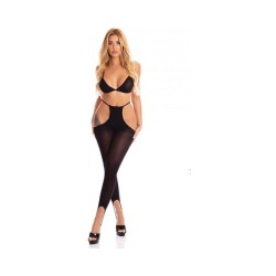 Pink Lipstick Not So Fast Bra Set Black O/s