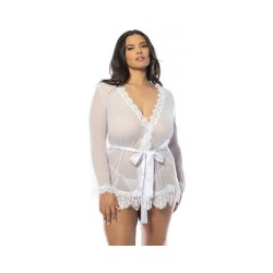 Provence Short Robe - White 1x/2x
