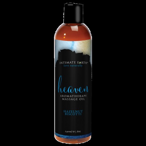 Intimate Earth Heaven Hazelnut Biscotti Massage Oil 8oz