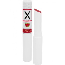 X On The Lips Buzzing Lip Balm With Pheromones Sizzling Strawberry .75 Ounce