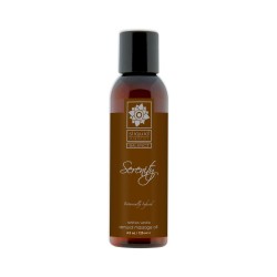 Sliquid Organics Serenity Massage Oil Balance 4.2 oz- Tahitian Vanilla