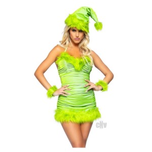Christmas Baddie 3pc Set Lg Green