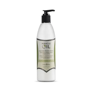 Earthly Body Miracle Oil Tea Tree Shave Cream 16oz